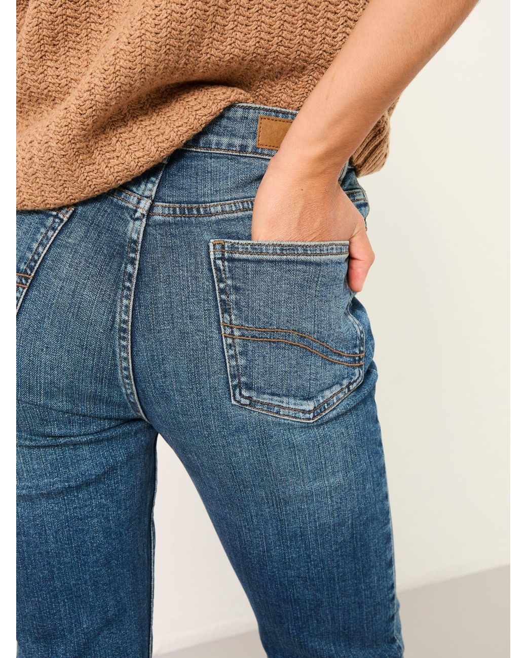 FatFace Blue Chesham Petite Slim Jeans