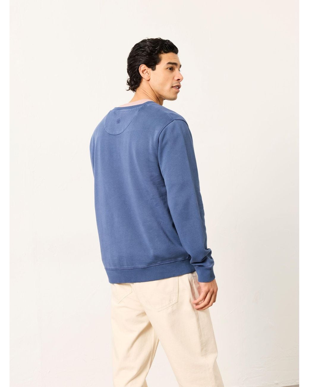 FatFace Blue Brooke Henley for men