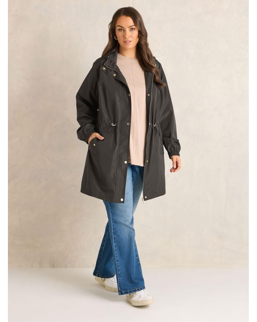 Evans Gray Lightweight Rain Jacket