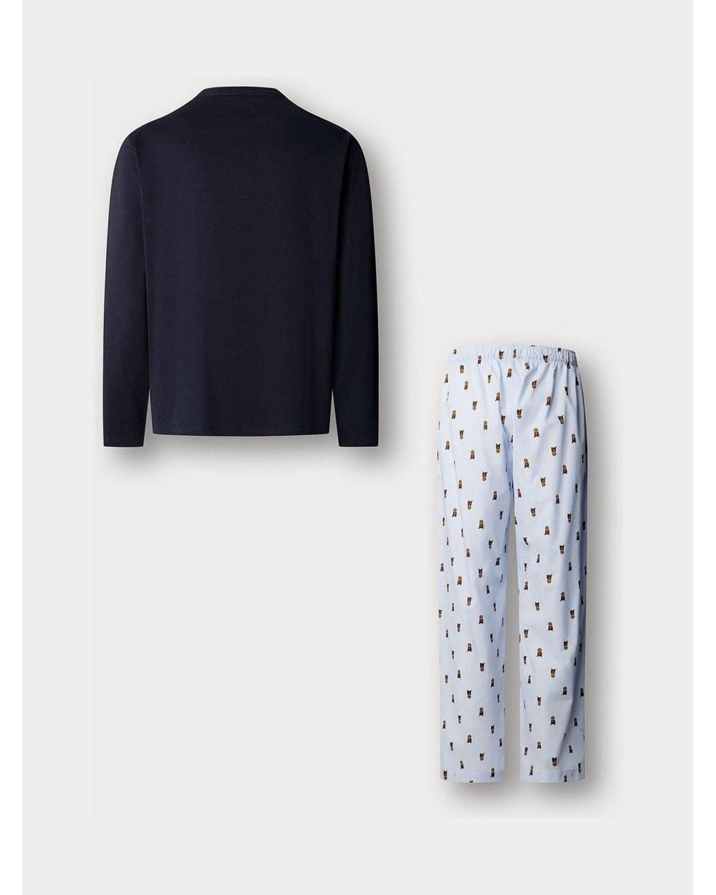 Hackett Blue Harry T-Shirt Pyjamas Set for men