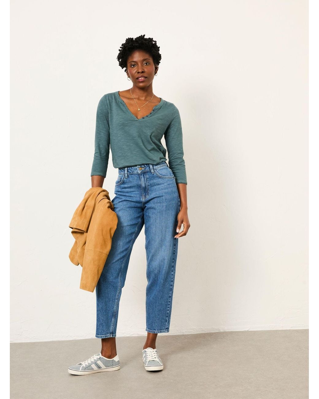 FatFace Blue Marlow Taper Leg Jeans
