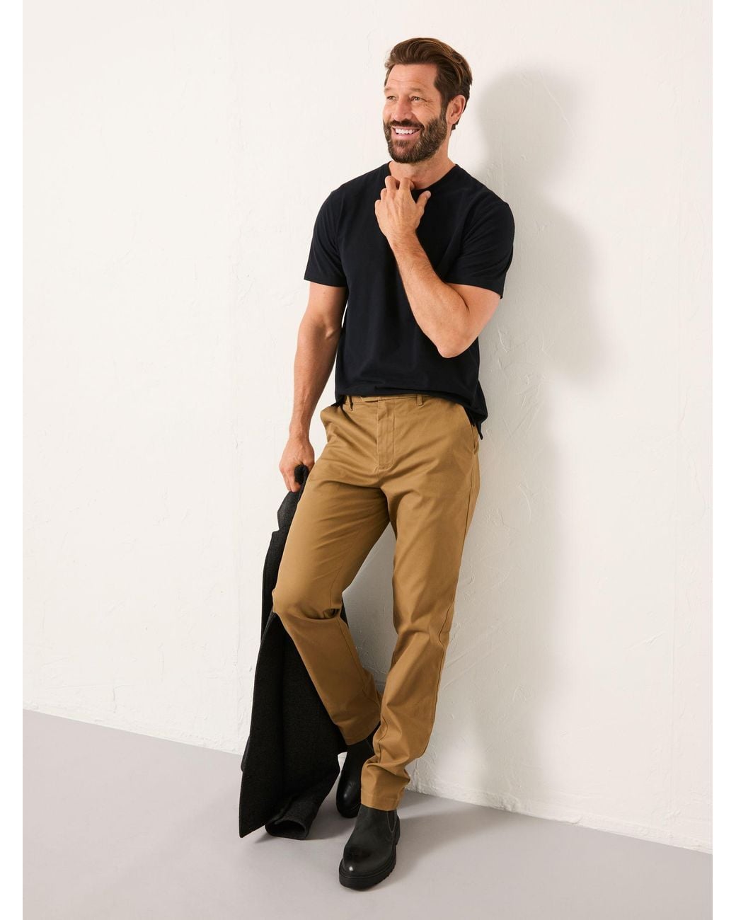 FatFace Multicolor Bosbury Tailored Fit Smart Chino Trousers for men