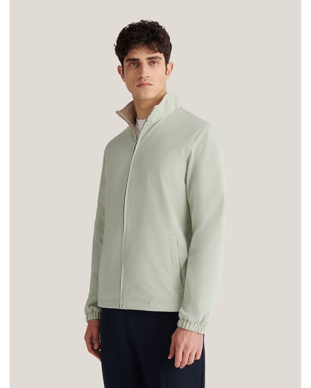 Peckham Rye Natural Zip Jacket for men