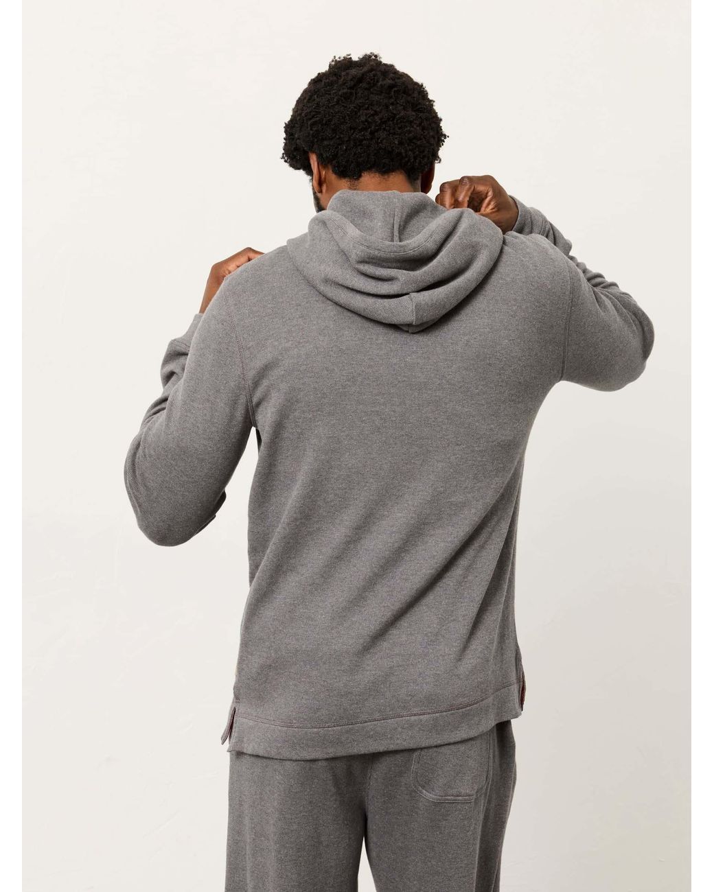 FatFace Gray Weston Lounge Hoodie for men
