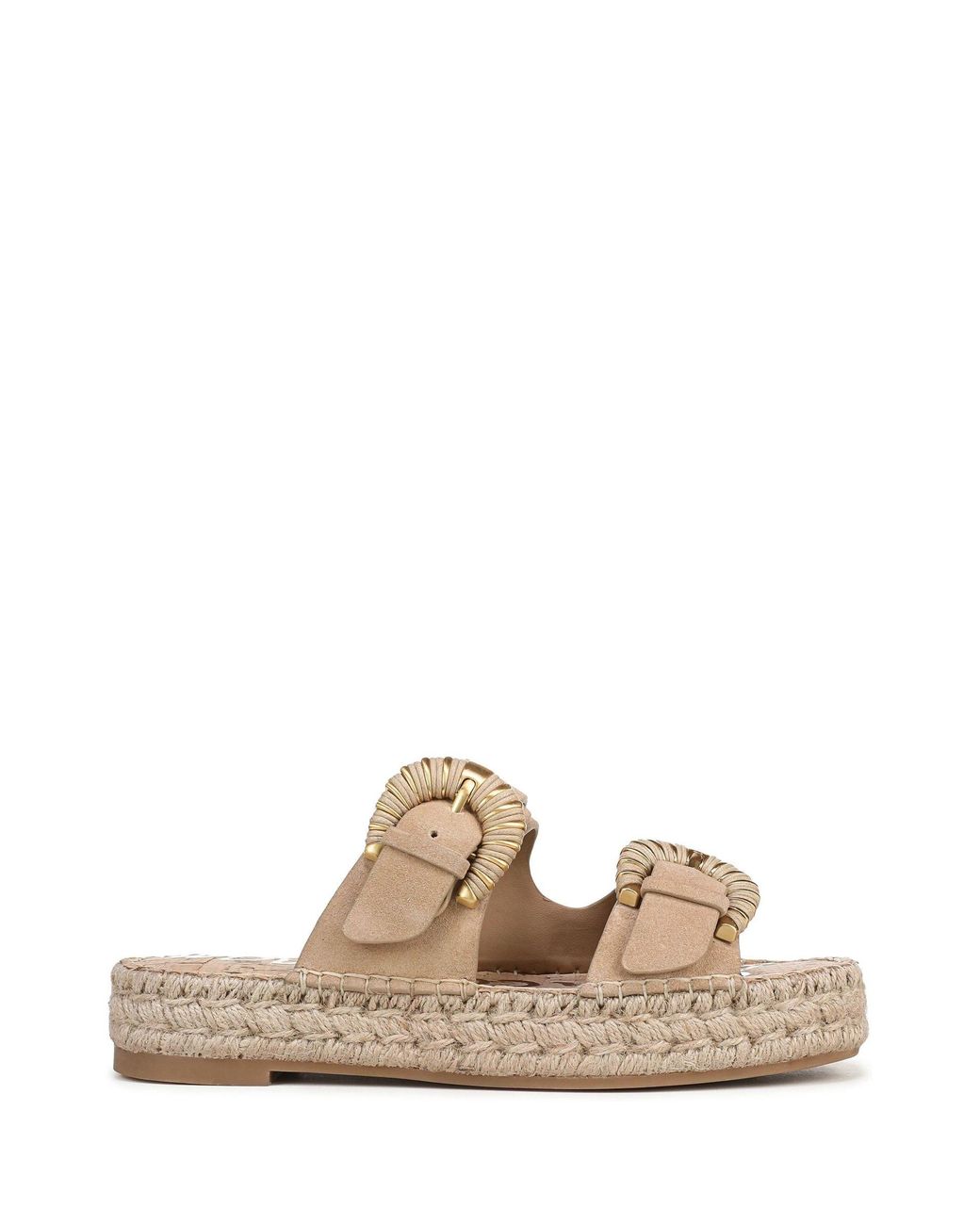 Sam Edelman Natural Tabbey Regular Fit Slides
