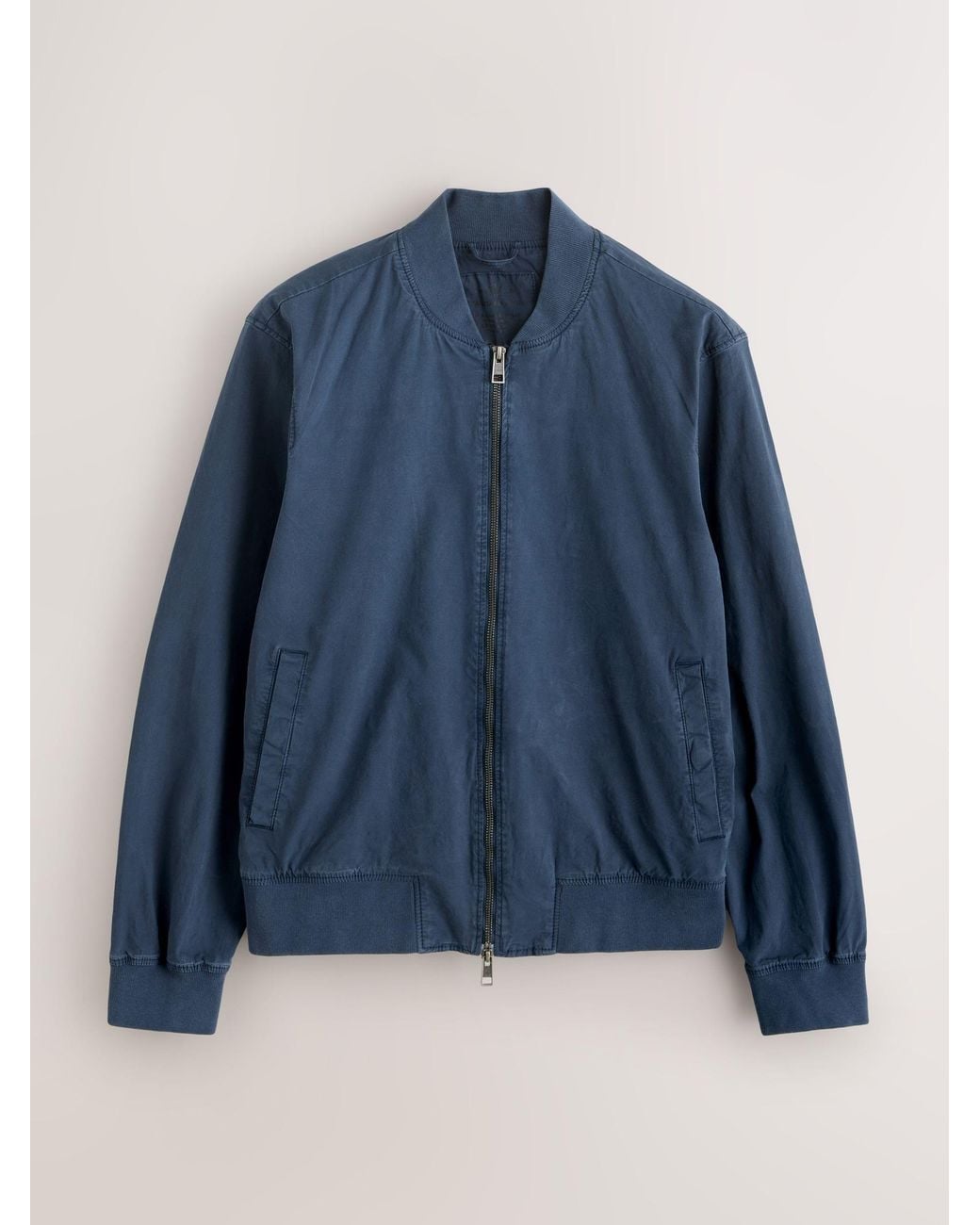 Next Blue Casual Bomber Jacket for men