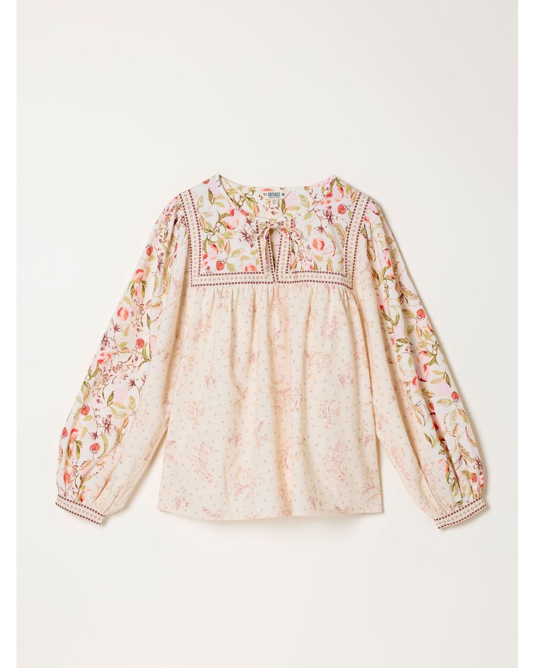 FatFace Natural Tandy Petite Blouse