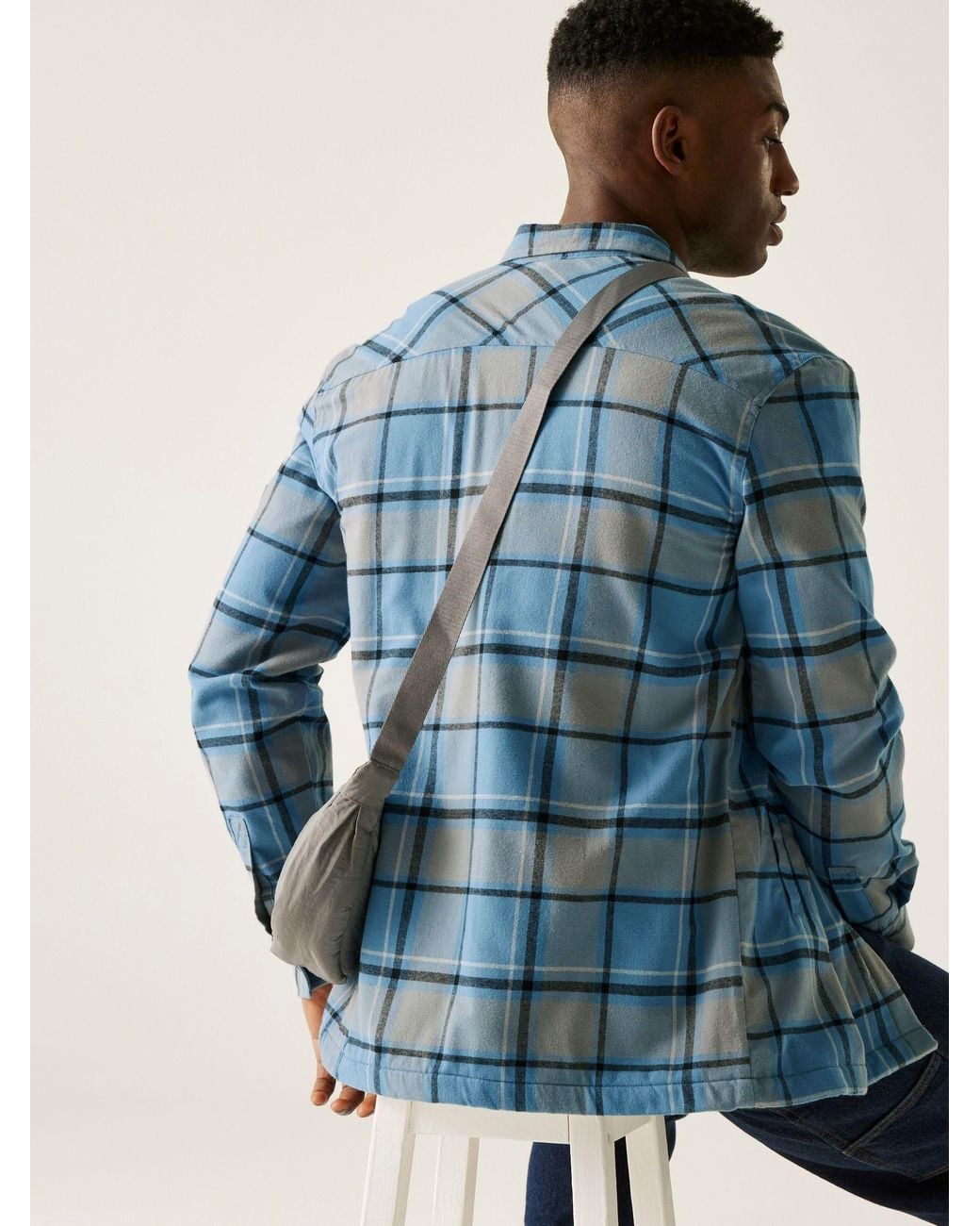 Regatta Blue Spennith Shacket for men