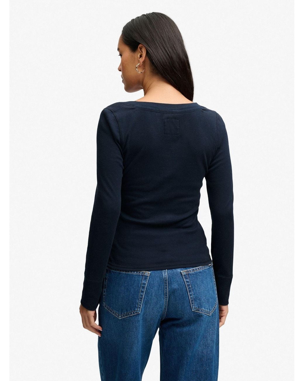 Superdry Blue Athletic Button Down Top