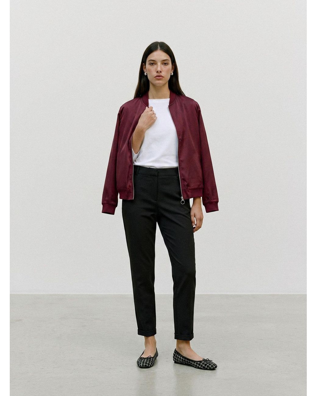 Vero Moda Red Lightweight Bomber Jacket
