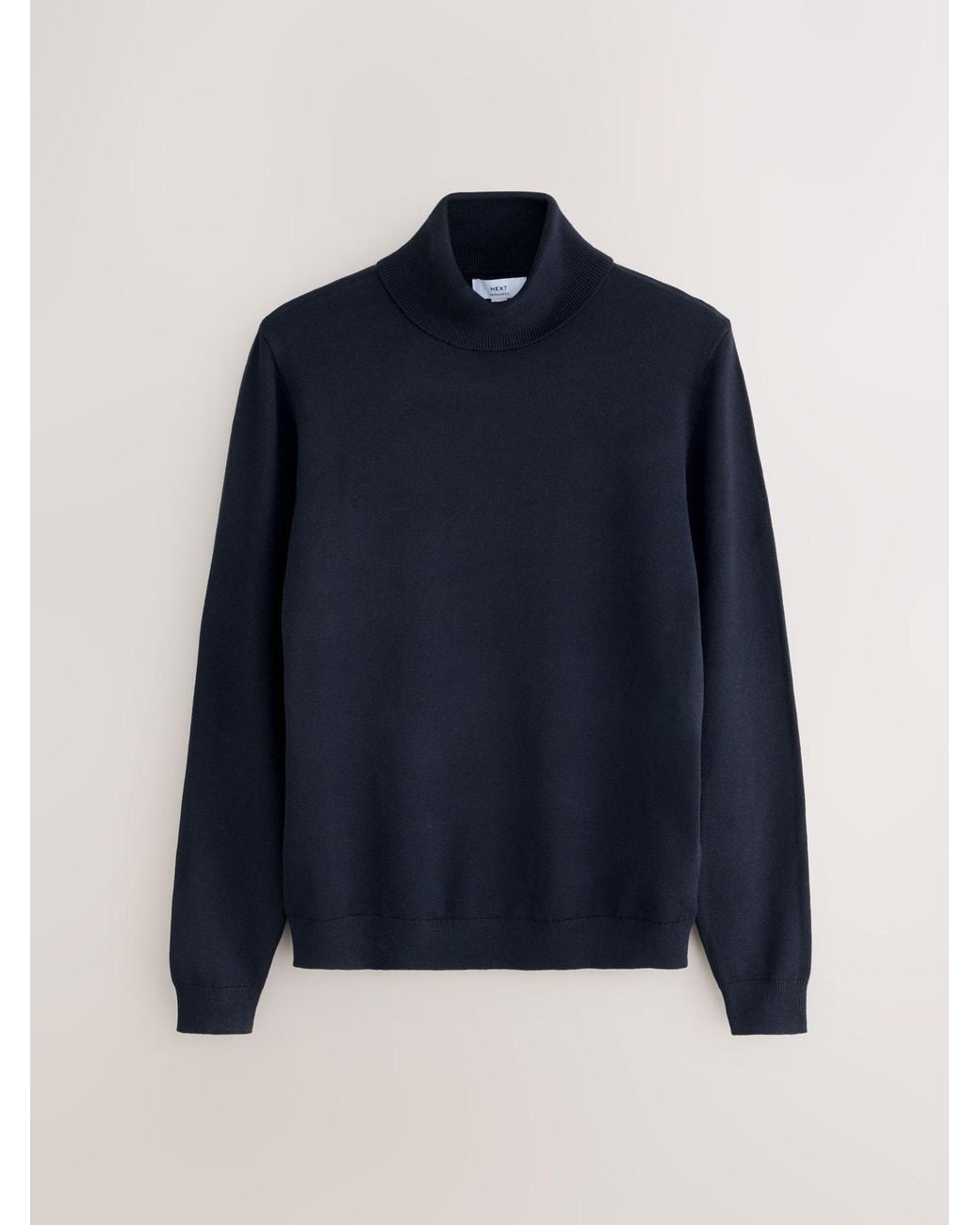Next Blue Roll Neck Jumper for men