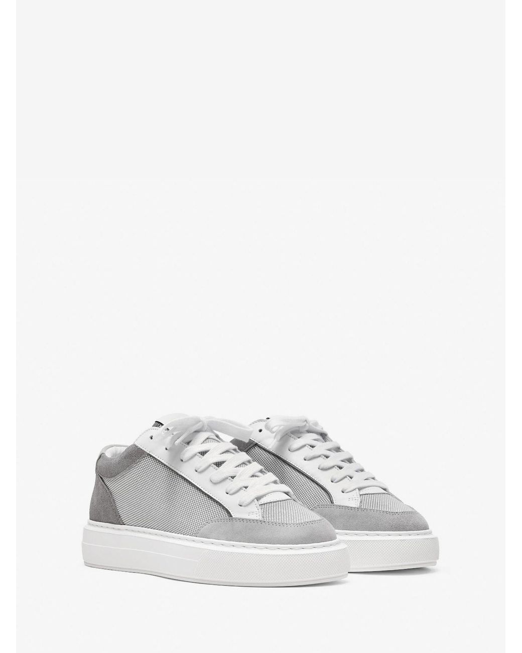 Cleens White Luxor Trainers for men