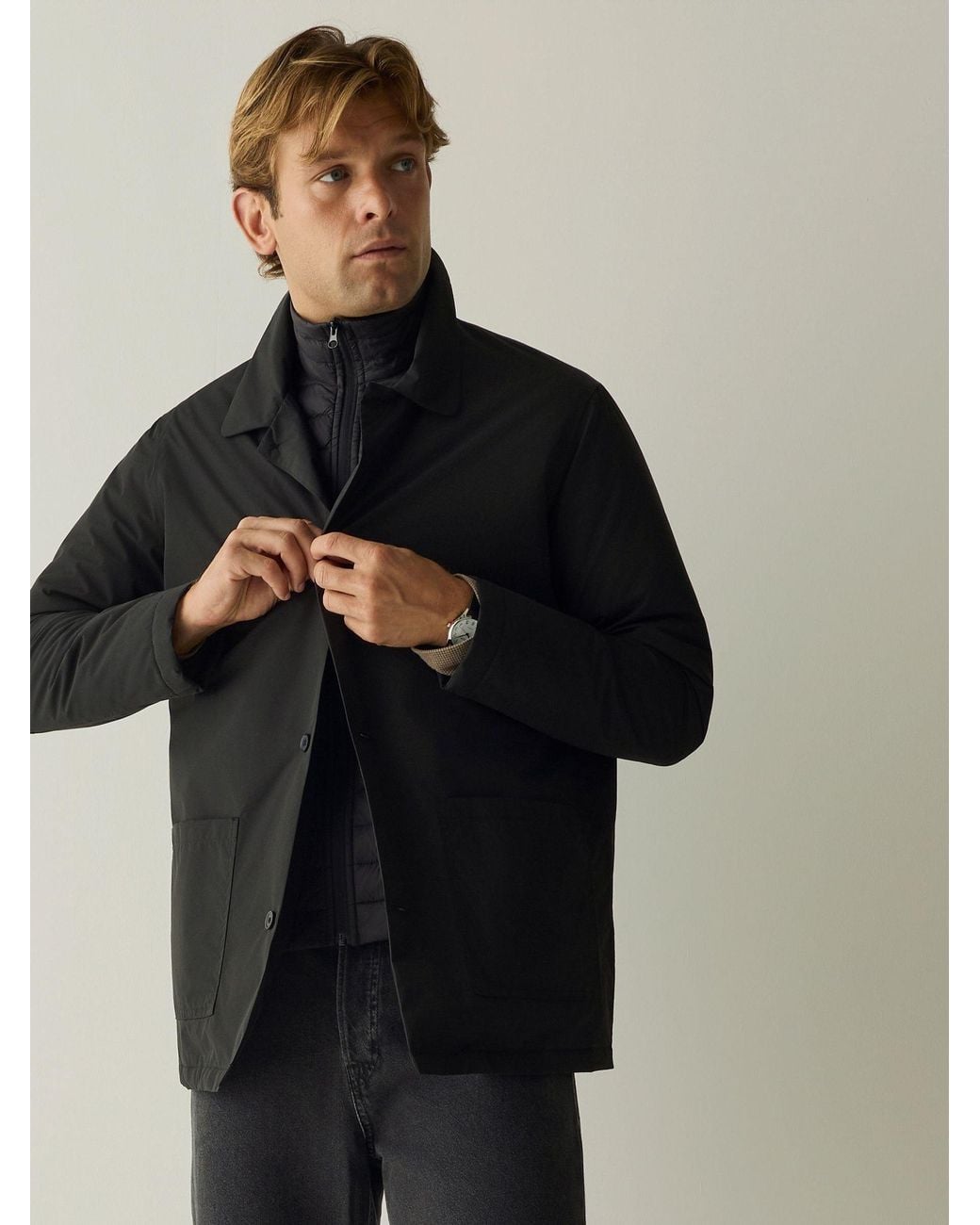 Regatta Black Grenoble Trench Jacket for men