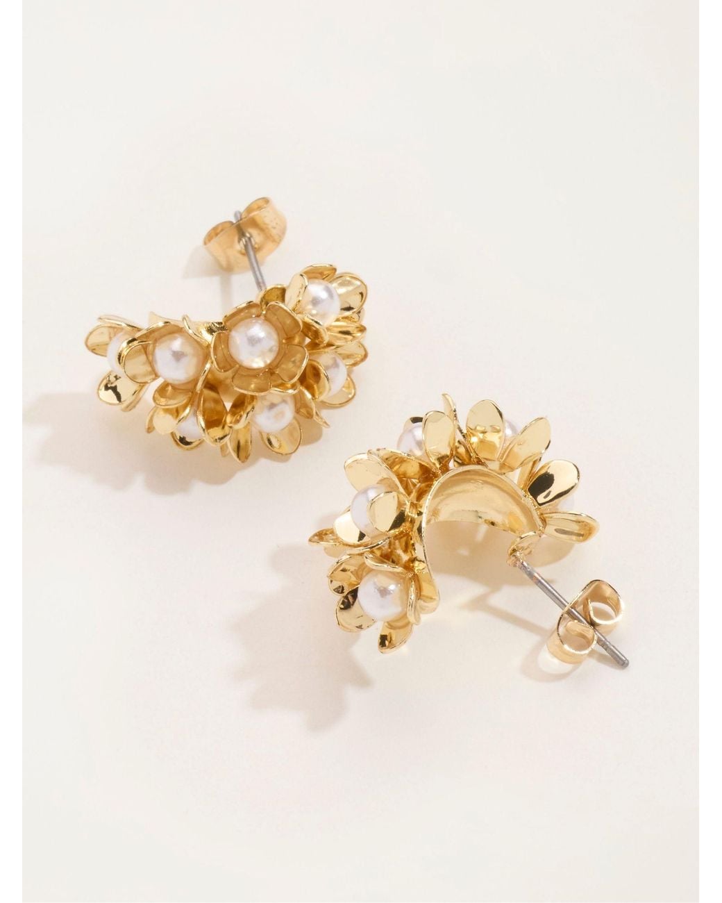 FatFace Metallic Fatface Tone Cluster Hoop Earrings