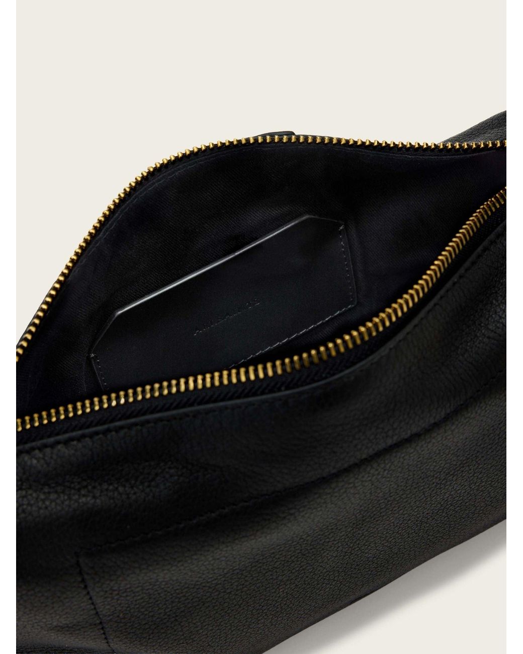 AllSaints White Allsaints Alba Zip Cross-Body Bag