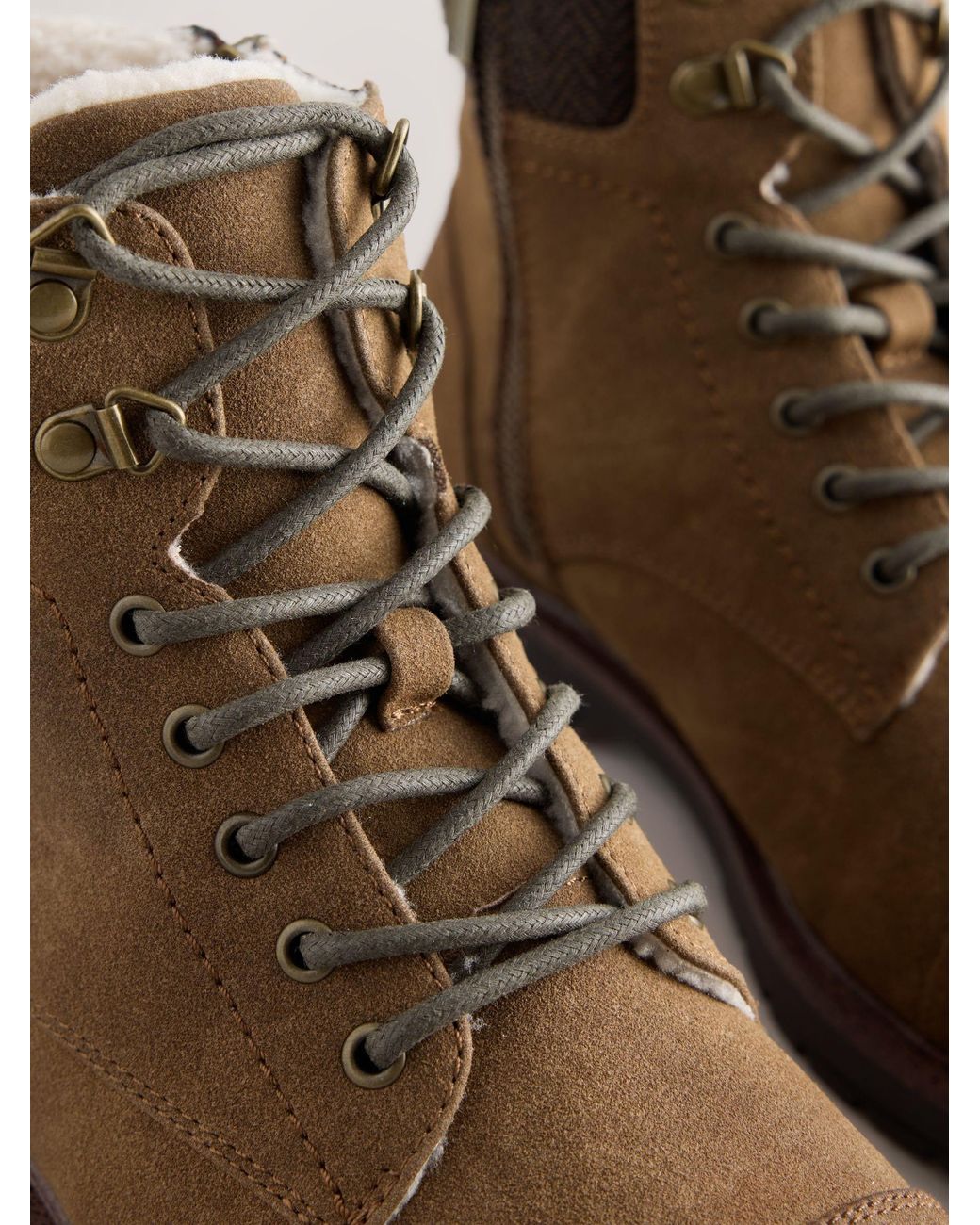 Next Brown Tan Toecap Boots for men