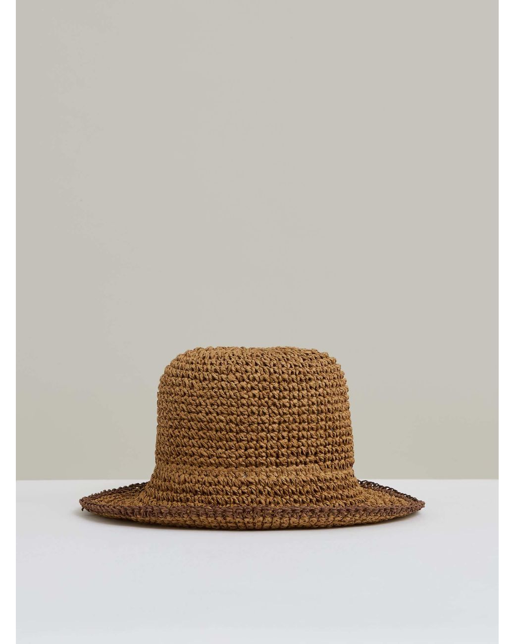 Reiss Brown Straw Sun Hat, M & L