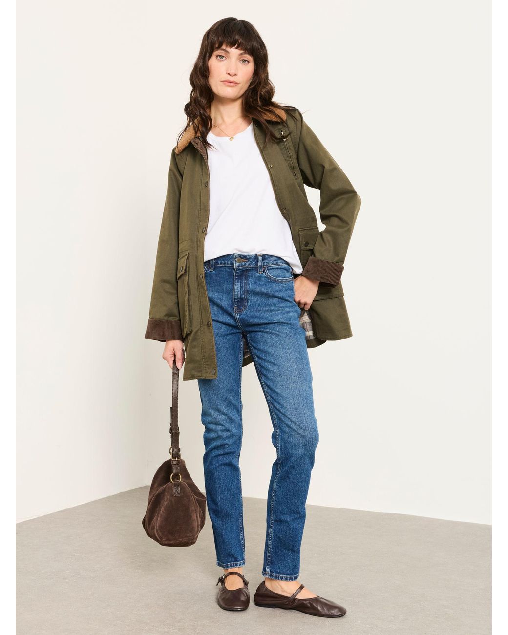 FatFace Blue Chesham Girlfriend Denim Slim Jeans