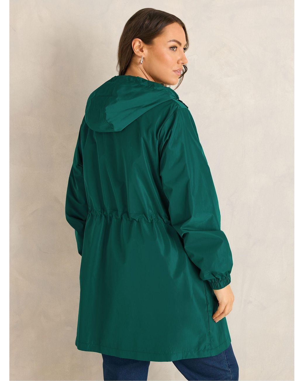 Evans Green Lightweight Rain Jacket