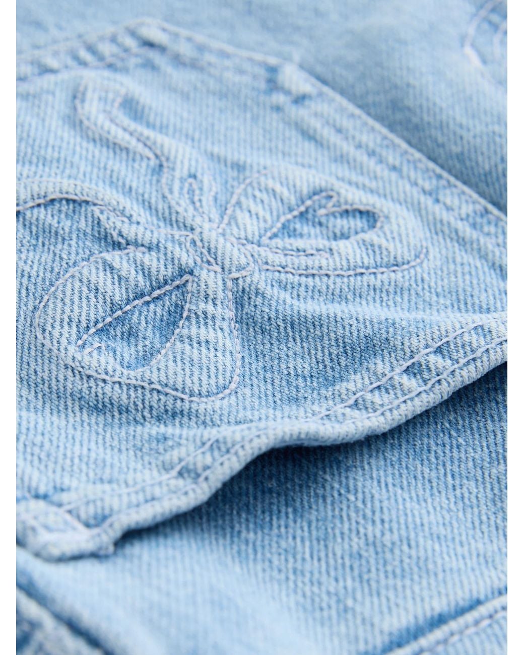 Next Blue Patch Pocket Bow Shorts