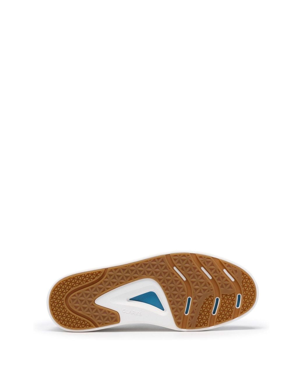Clarks White Code Lace Trainers for men