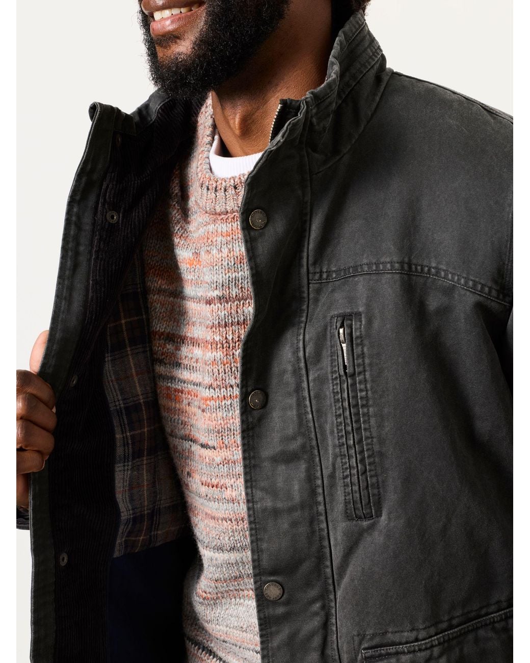 FatFace Black Lomond Jacket for men