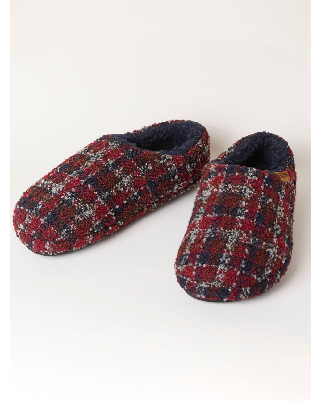 FatFace Fatface Arthur Checkered Mule Slipper for men
