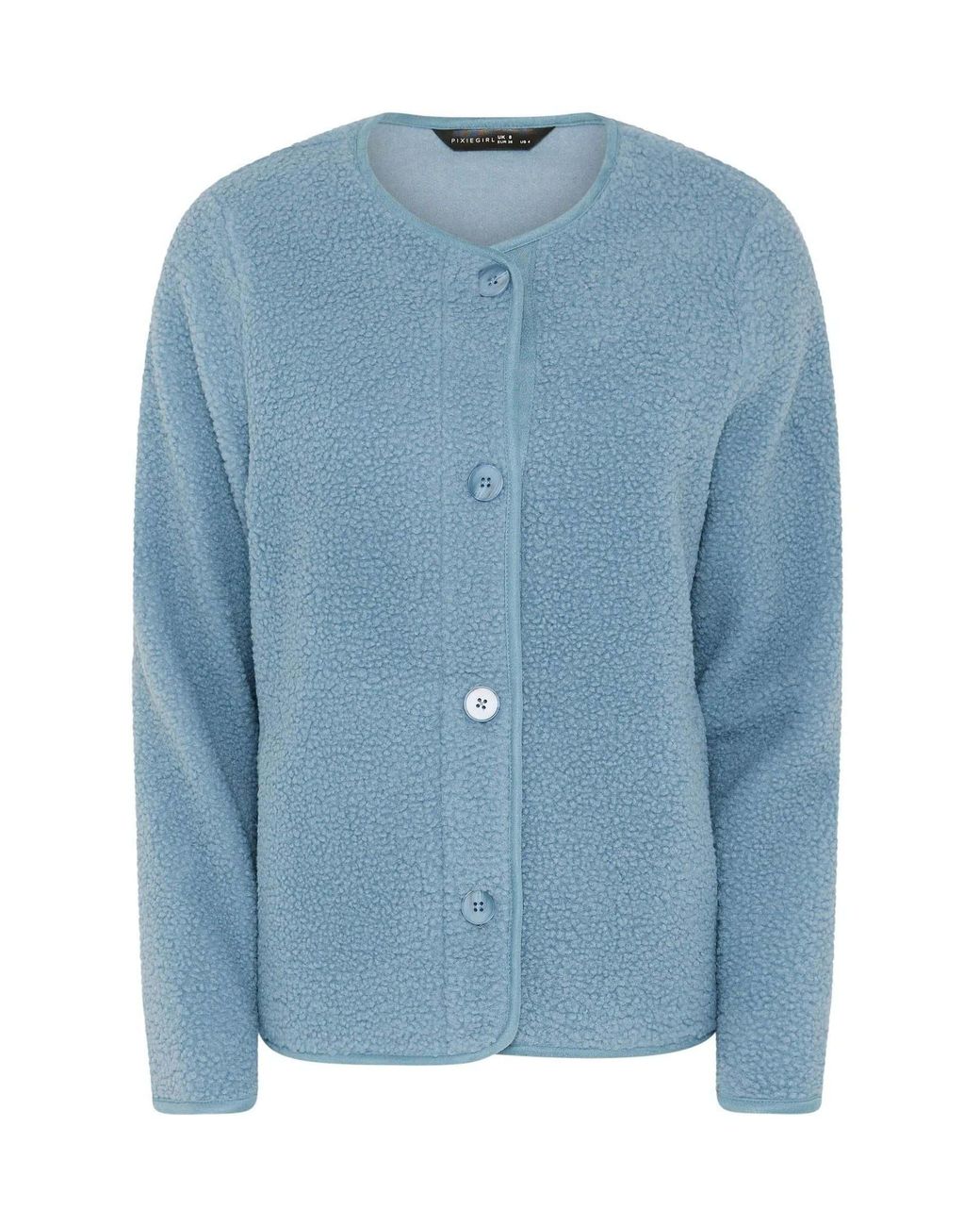 PixieGirl Petite Blue Borg Jacket