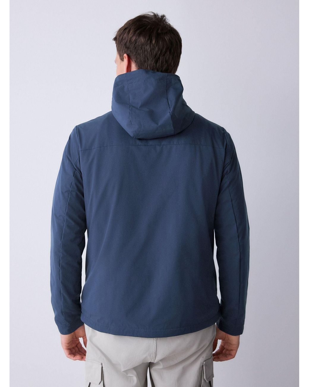 Next Blue Drytech Shower Resistant Anorak Jacket for men