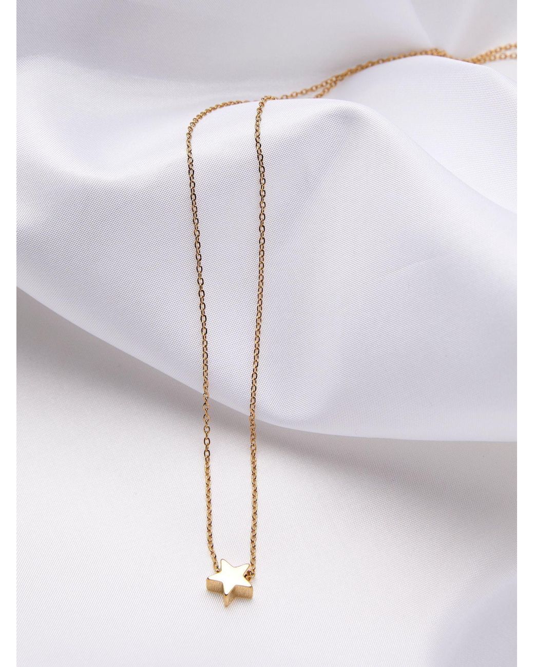 FatFace Natural Fatface Tone Waterproof Star Necklace