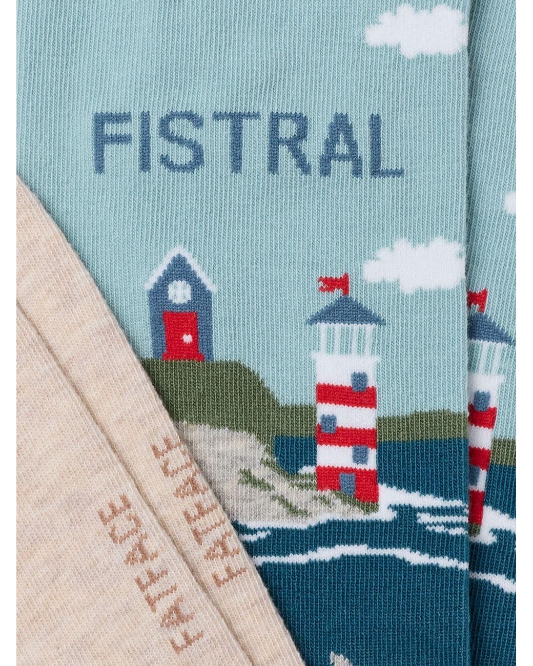FatFace Blue Fatface Multi Fistral Socks for men