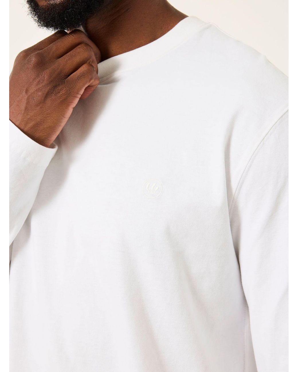 FatFace Green 3 Pack Long Sleeve T-Shirt for men