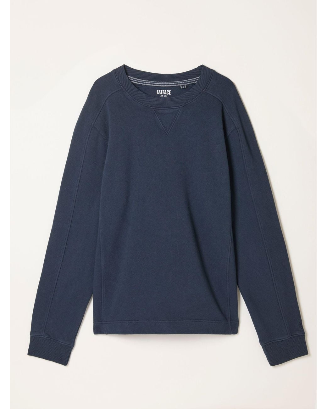FatFace Blue Brooke Crew Sweat for men