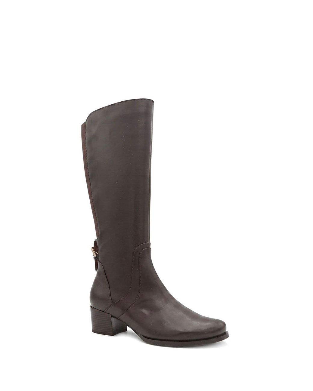 Jones Bootmaker Brown Dancer Premium Leather Calf-Length Boots