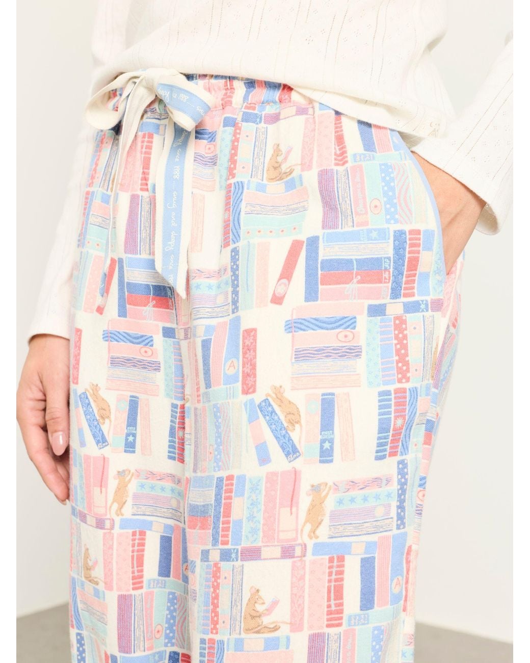 FatFace Pink Lola Wide Leg Pyjama Bottoms