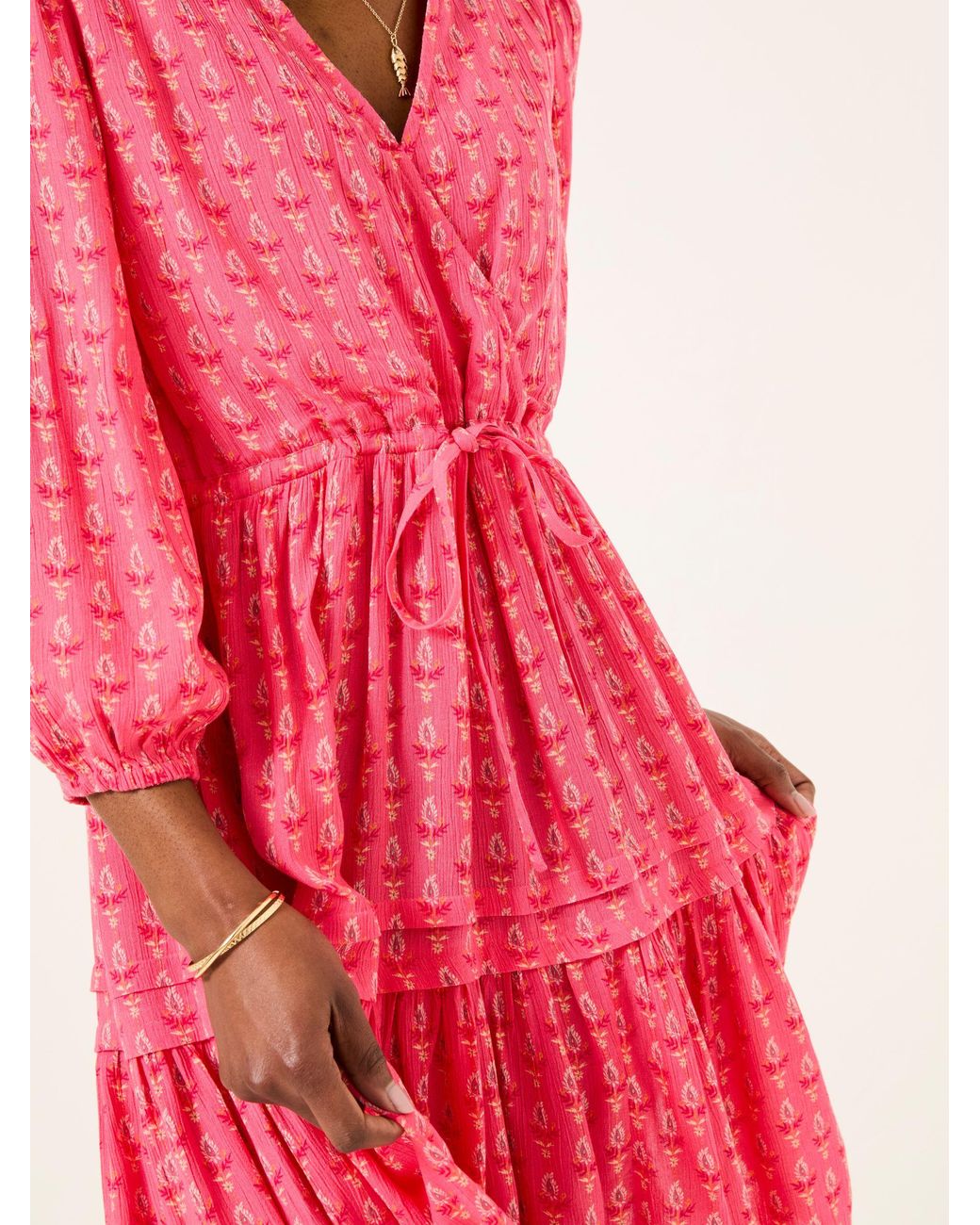 FatFace Red Nancy Dress