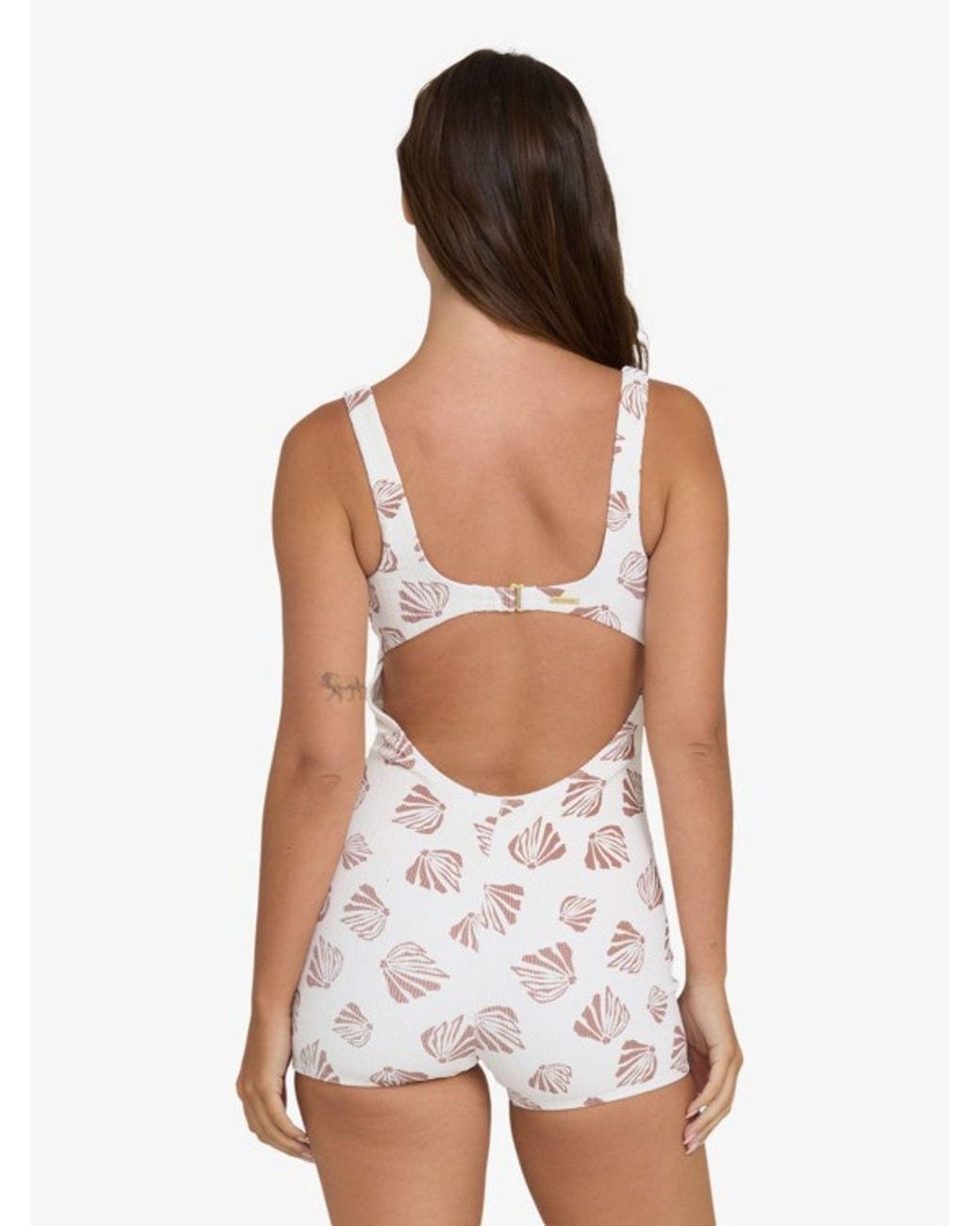 Billabong White Sandy Shells Swimsuit
