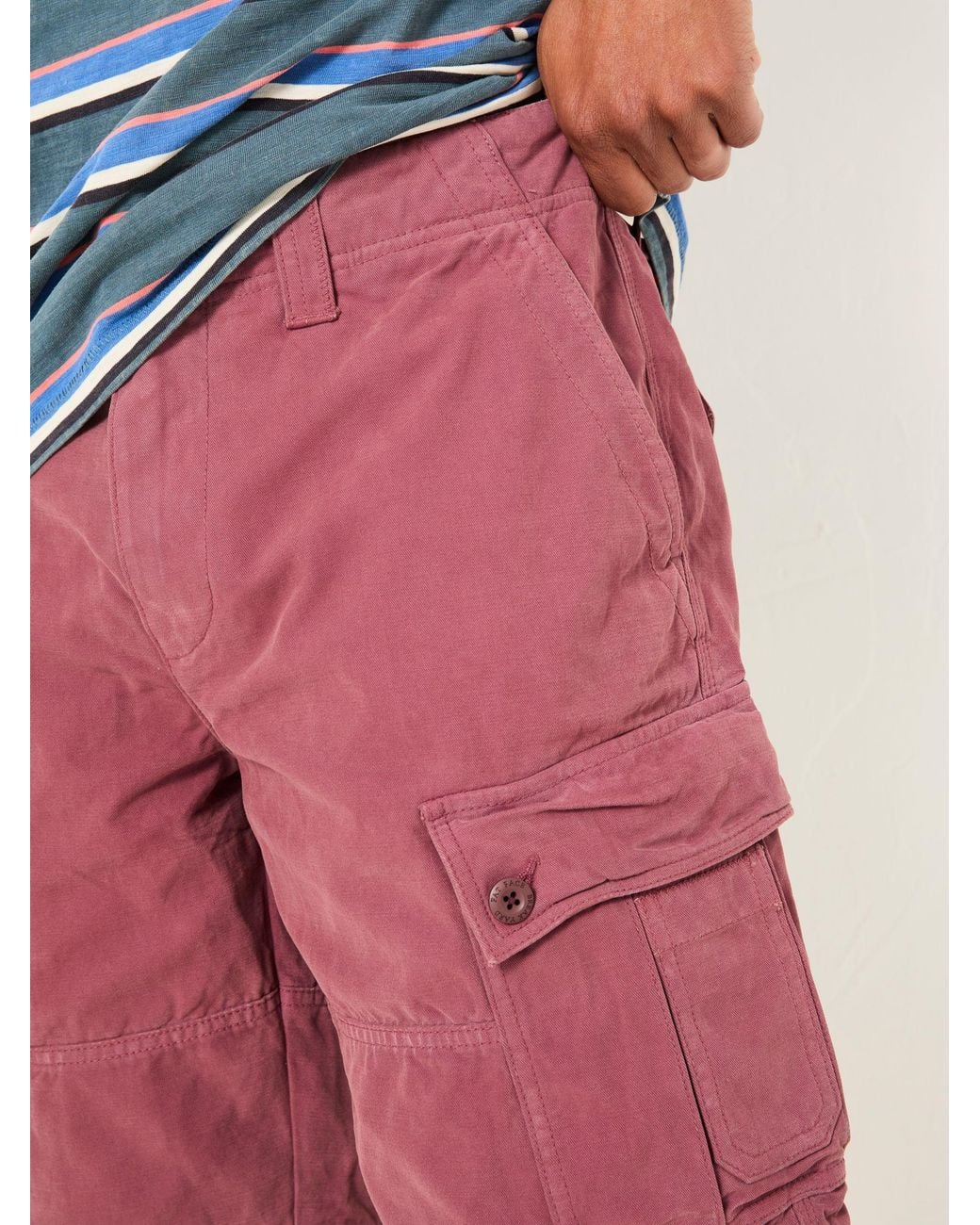 FatFace Blue Fatface Breakyard Cargo Shorts for men