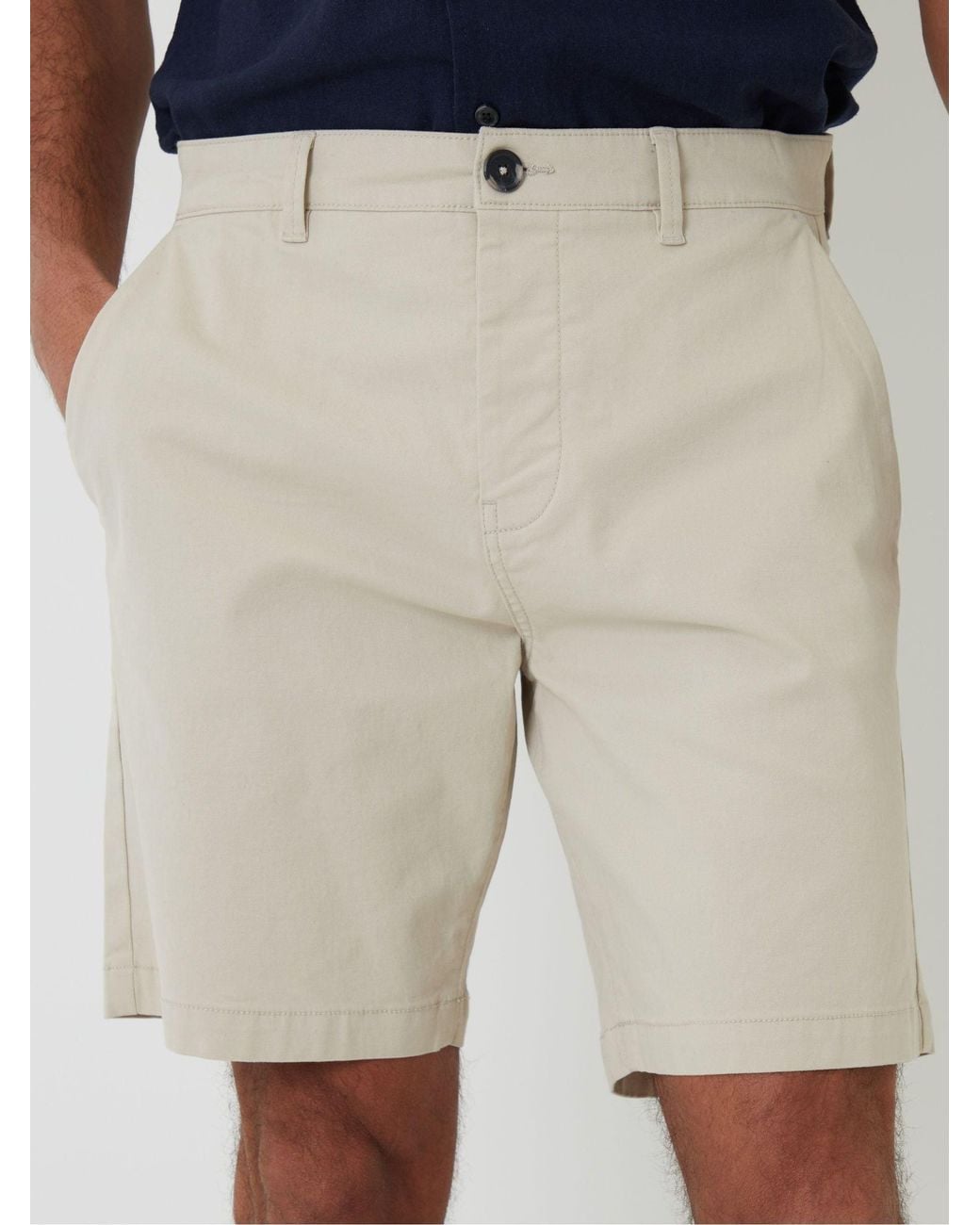 Threadbare Natural Stretch Chino Shorts for men
