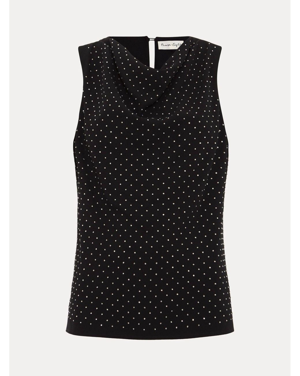 Phase Eight Black Ottie Top