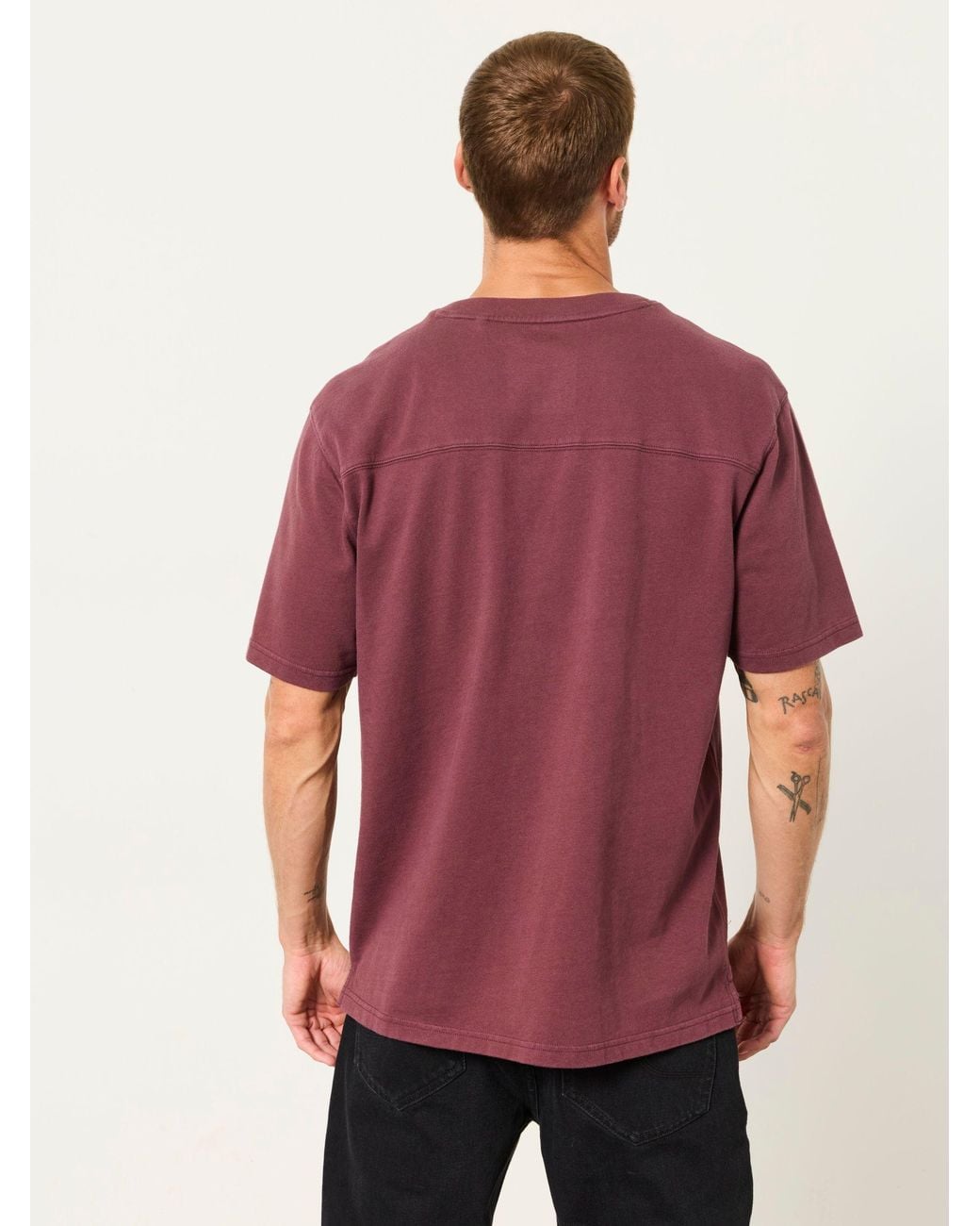 FatFace Red Alton Short Sleeve T-Shirt for men