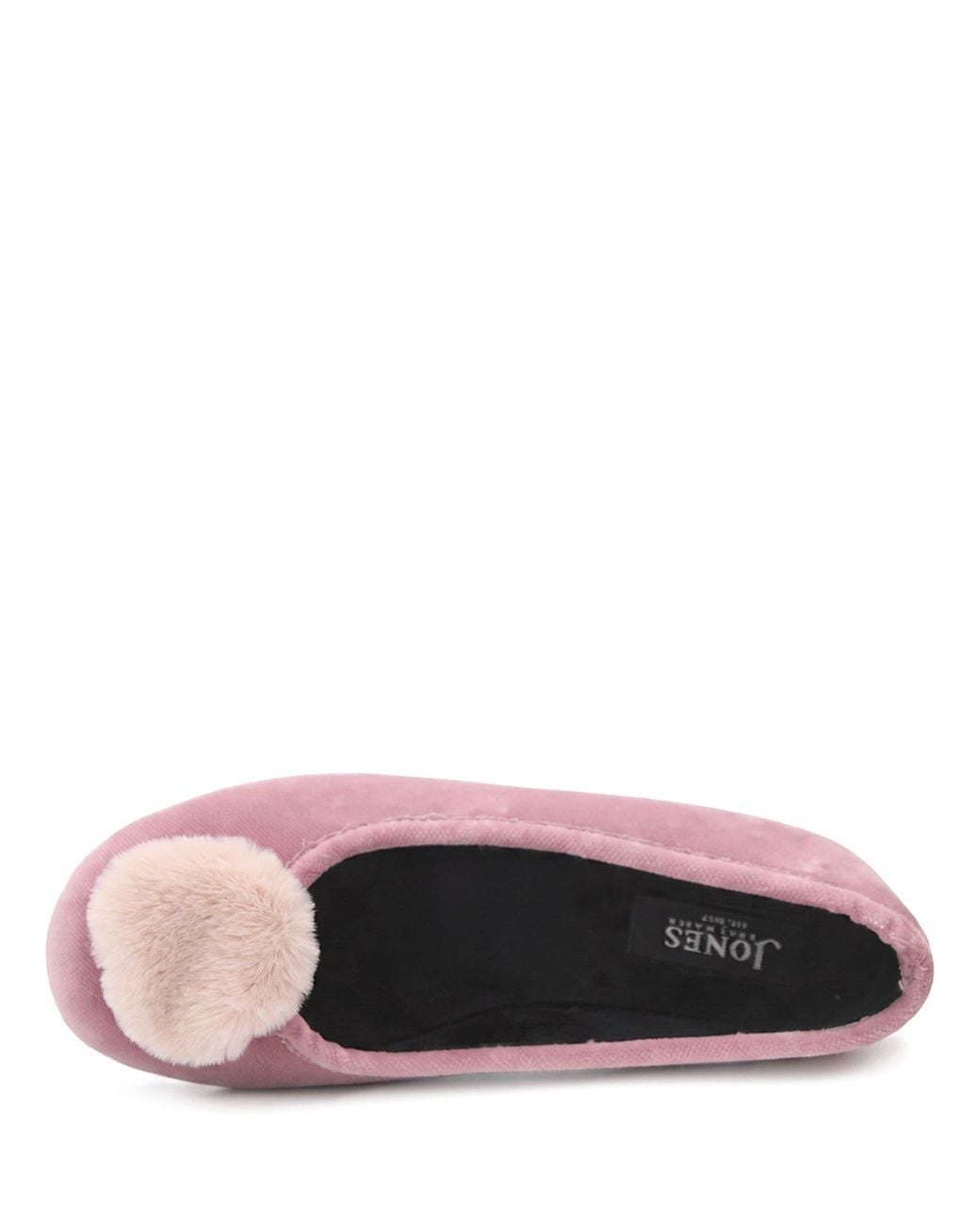Jones Bootmaker Pink Erika Pom Pom Slippers