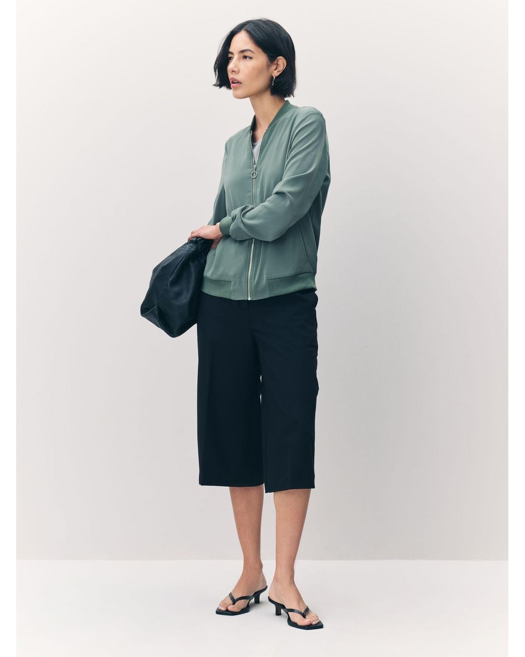 Vero Moda Green Lightweight Bomber Jacket