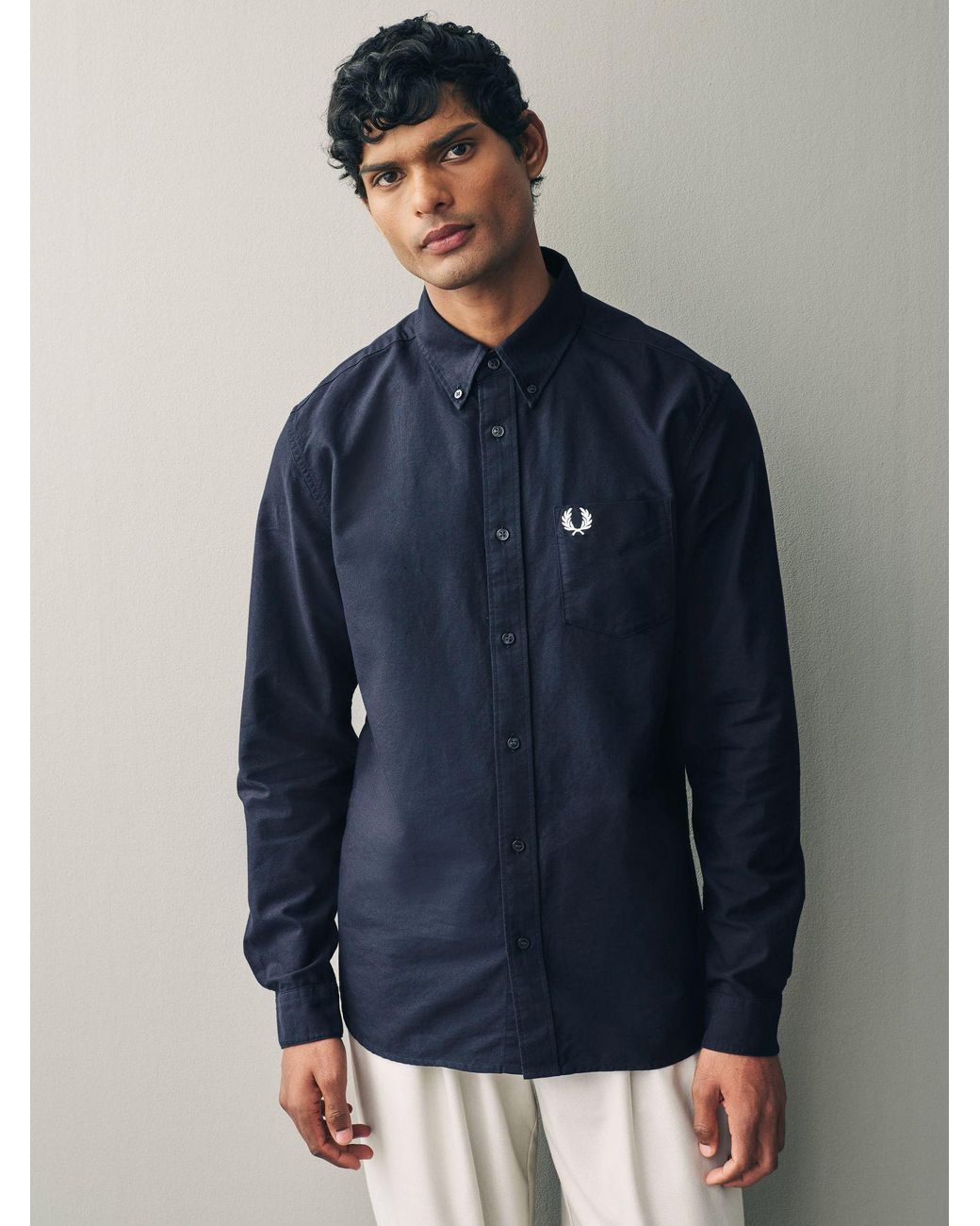 Fred Perry Blue Shirt for men