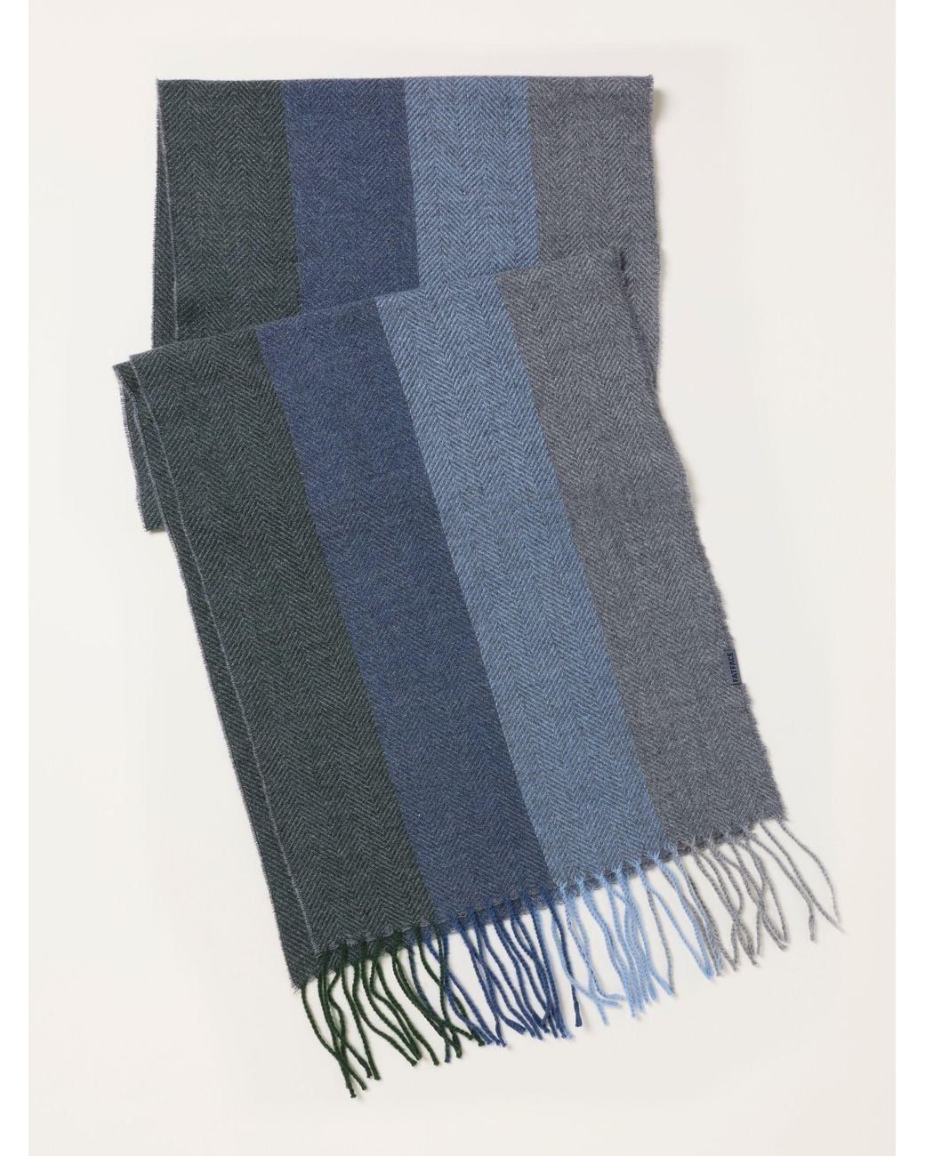 FatFace Blue Fatface Stripe Scarf for men