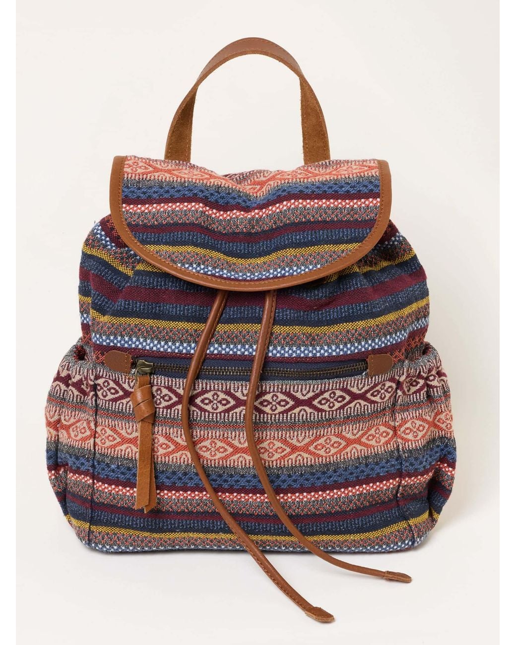 FatFace Blue Evalie Woven Backpack