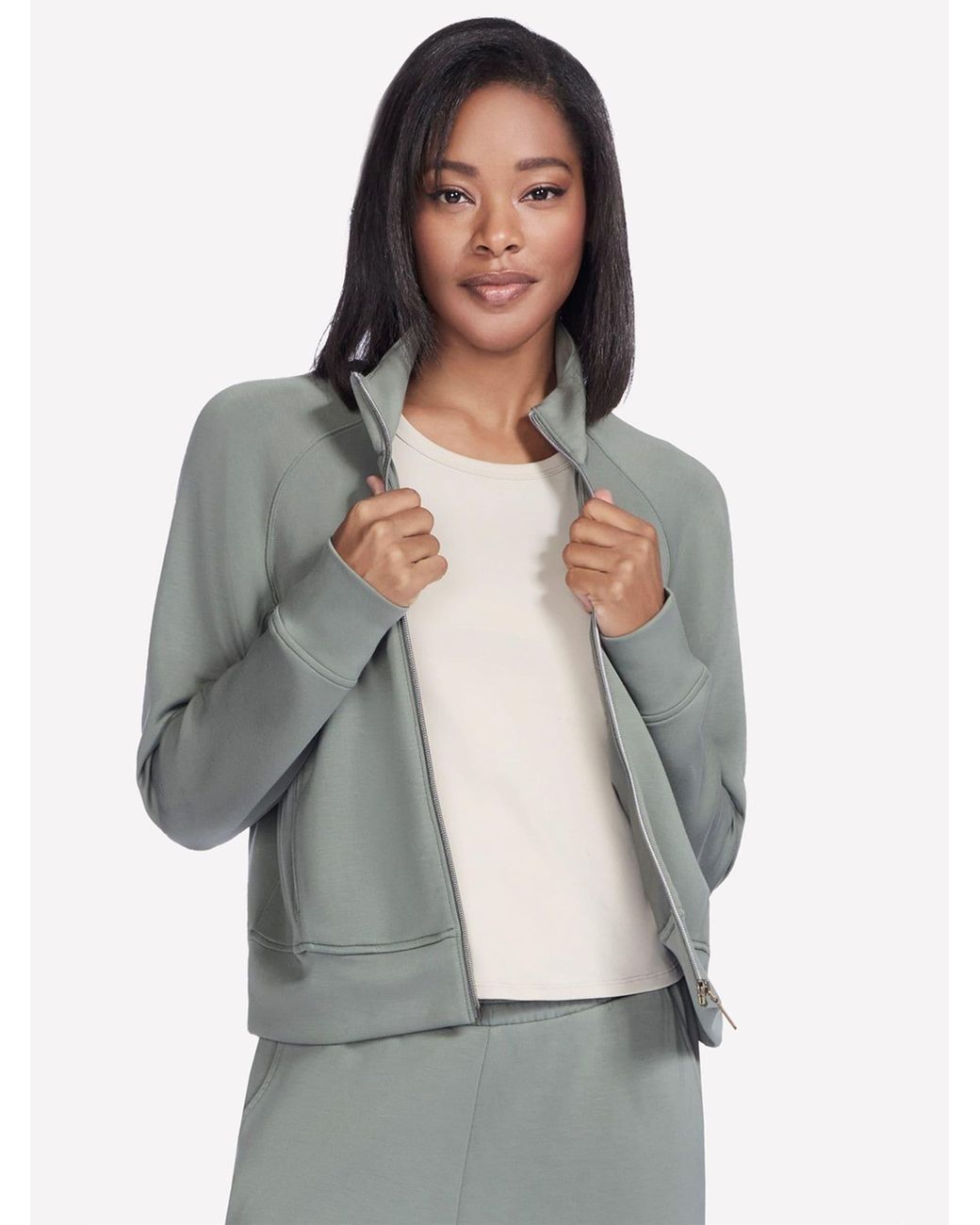 Skechers Gray Skechluxe Elevate Jacket
