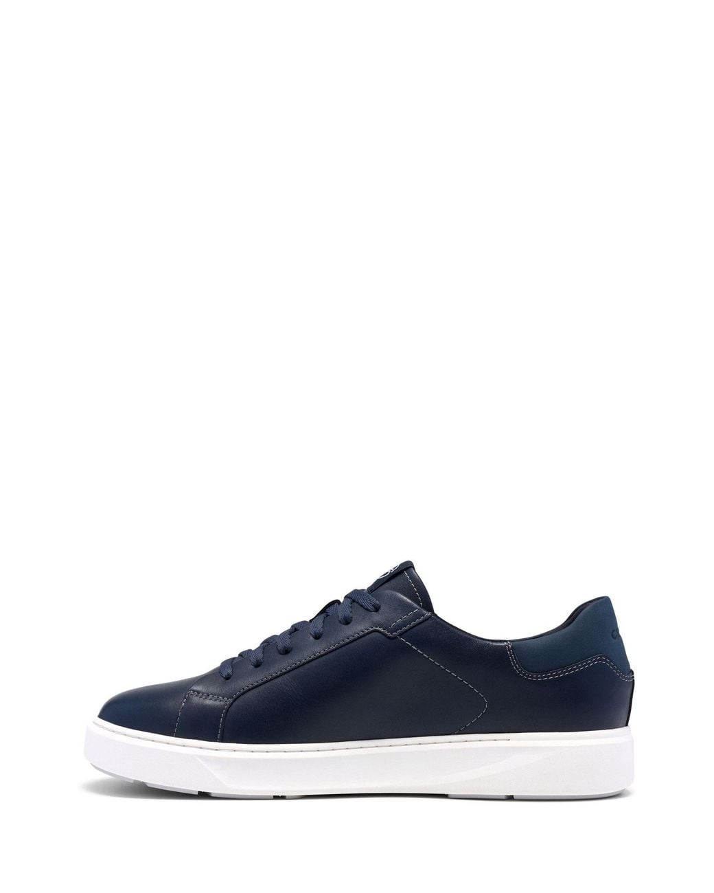 Clarks Blue Burgundy Code C Lace Trainers for men