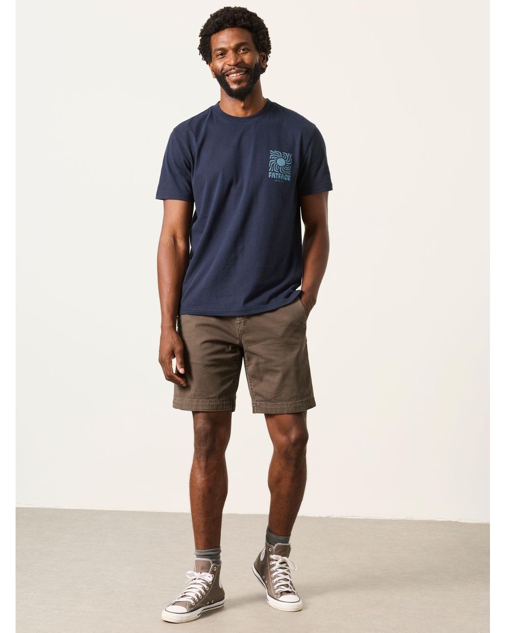 FatFace Blue Graphic T-Shirt for men