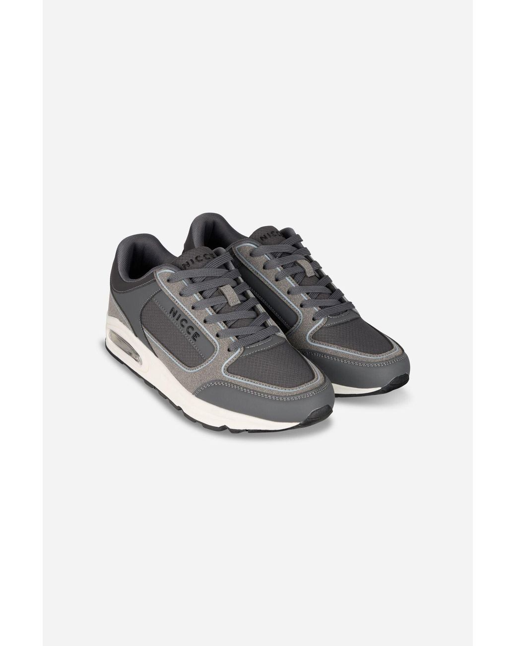 Nicce London Gray Elossi Trainers for men